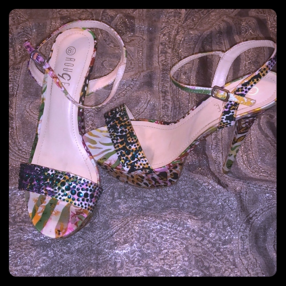 5” 💫 Animal-Print Diva Heels